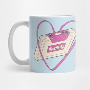 Old Music Love - Cute Music Casette Mug